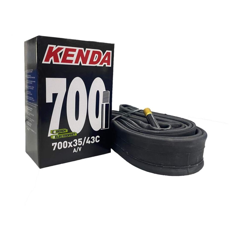 Велокамера Kenda 28" 700x35/43C, А/V автониппель 28 х 1,35 - 1,75 E-Ready #1