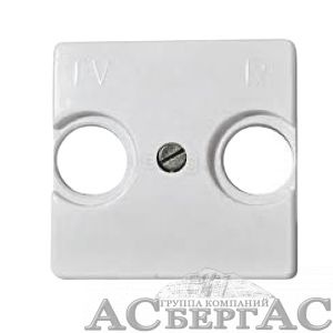 2250_8 BA Накладка антенной розетки Stylo белый ABB #1