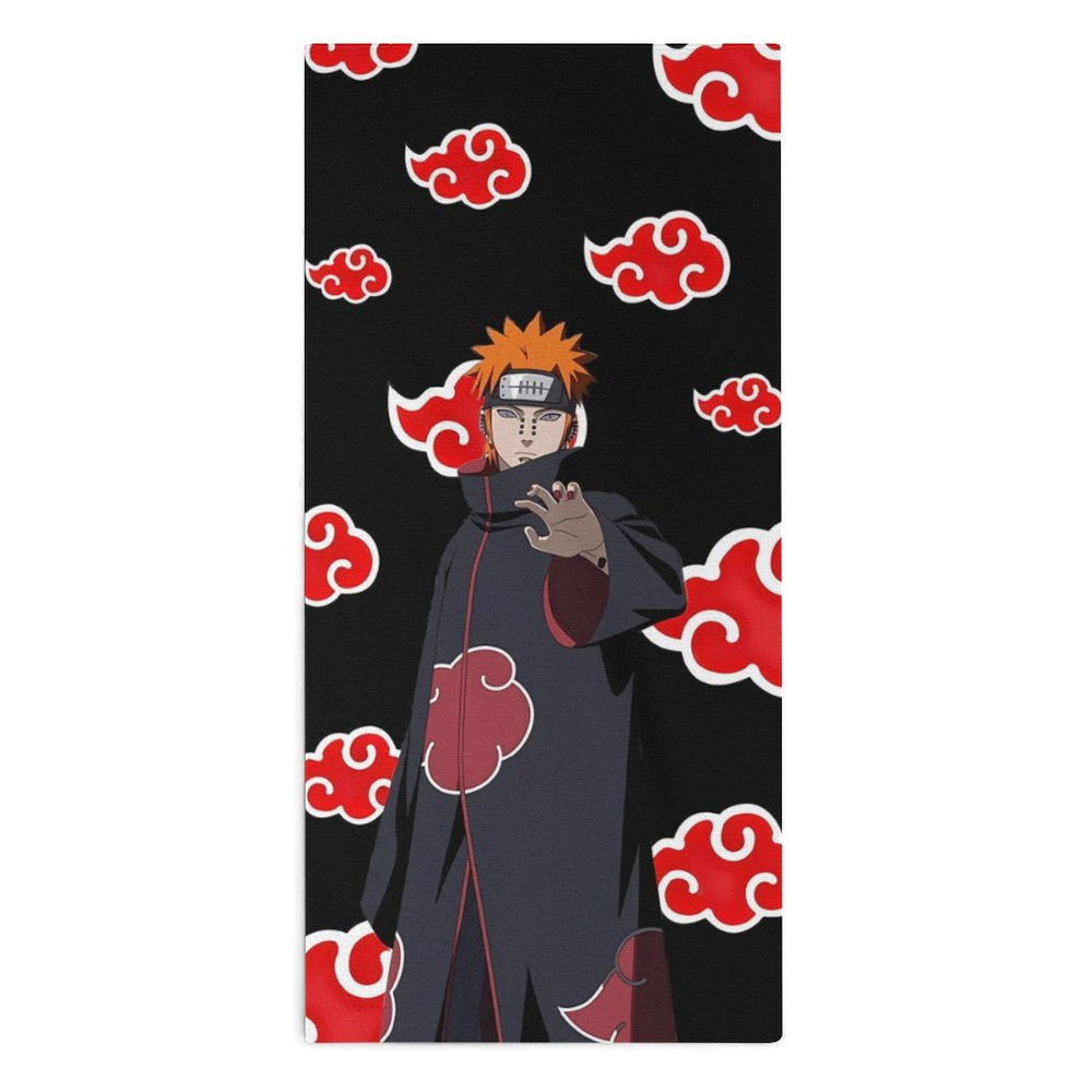 Naruto Полотенце для лица, рук, Микрофайбер, 30x70 см, разноцветный, 1 шт.  #1