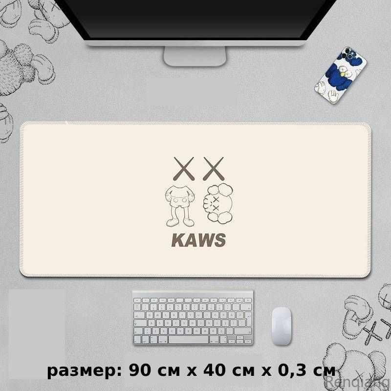 Игровой коврик для мыши mousepad_80_30_3, слоновая кость #1