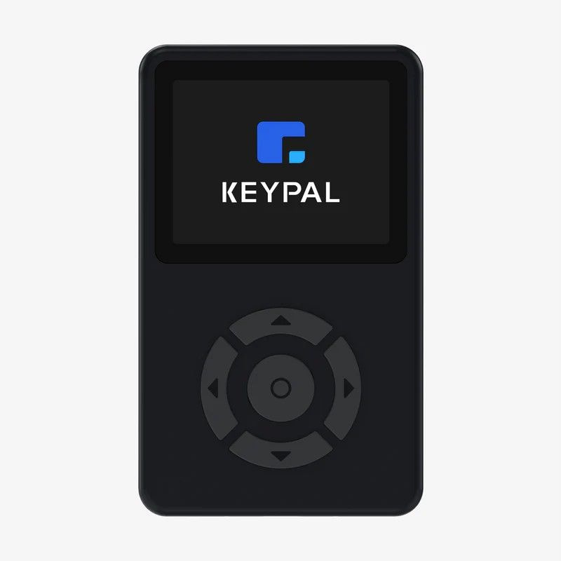 Аппаратный криптокошелек KeyPal Plus Black - холодный кошелек для криптовалют от официального реселлера #1