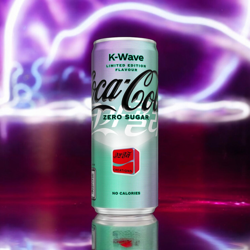 Газированный напиток Coca-Cola K-Wave Zero Calorie Limited Edition 330 мл. Тайланд  #1