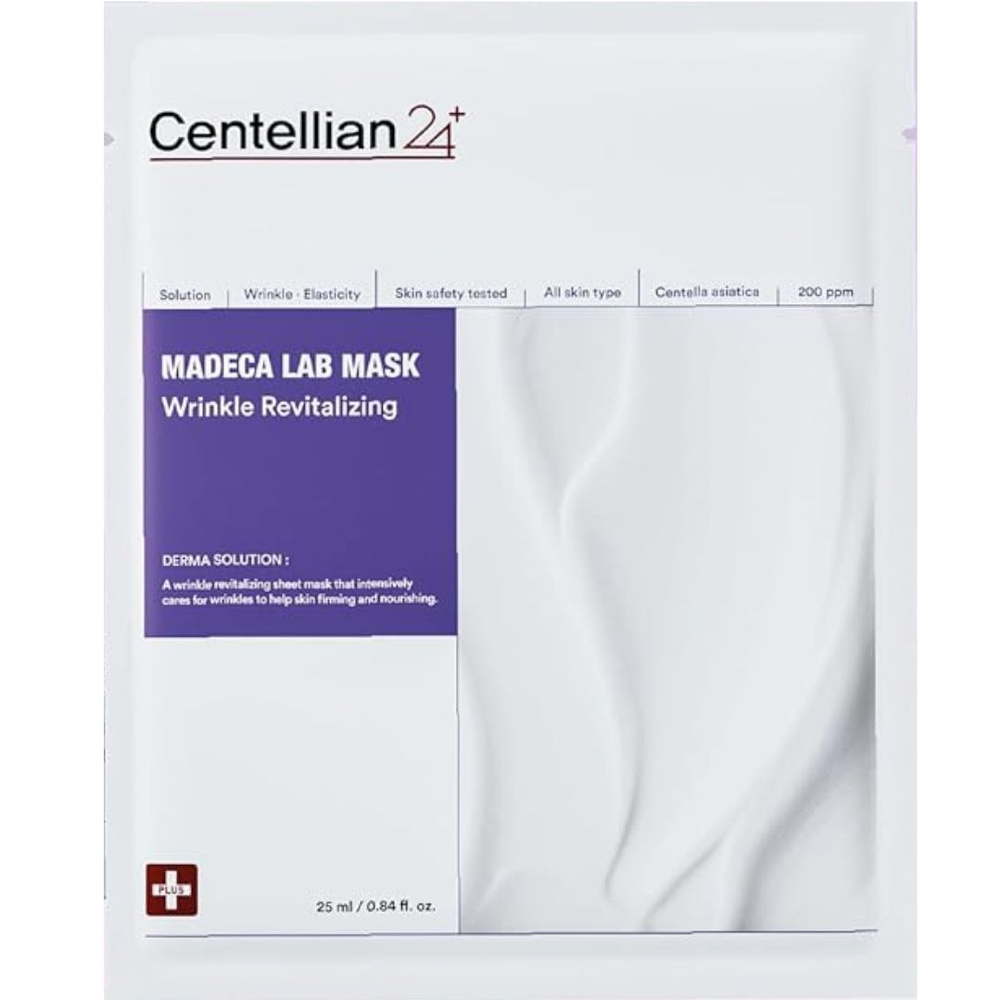 Centellian24 Маска тканевая восстанавливающая Madeca Lab Mask Wrinkle Revitalizing 5 шт.  #1