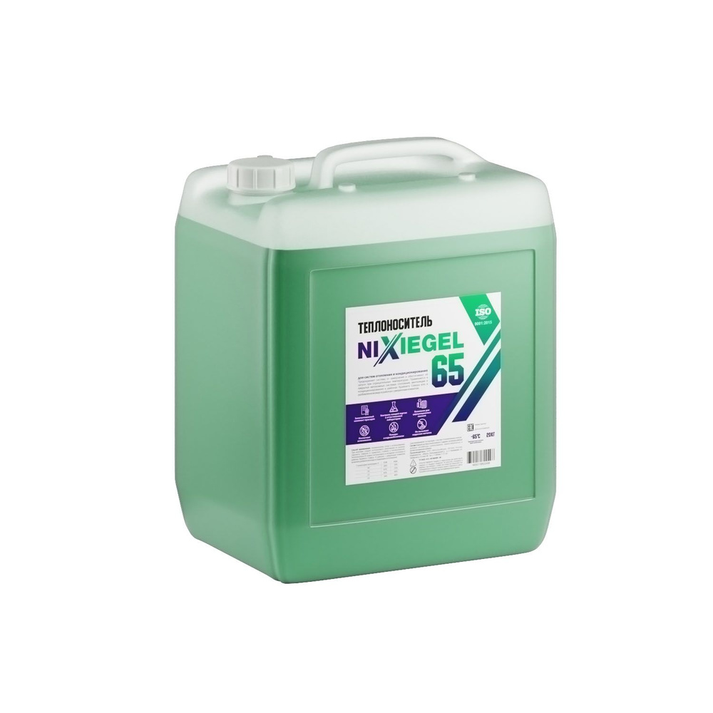 Теплоноситель NIXIEGEL -65С 20 кг на основе этиленгликоля купить на ...
