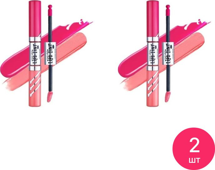 Etude House / Этюд Хаус Twin Shot Lips Tint Губная помада-тинт двухсторонняя тон OR201 4г / корейская #1