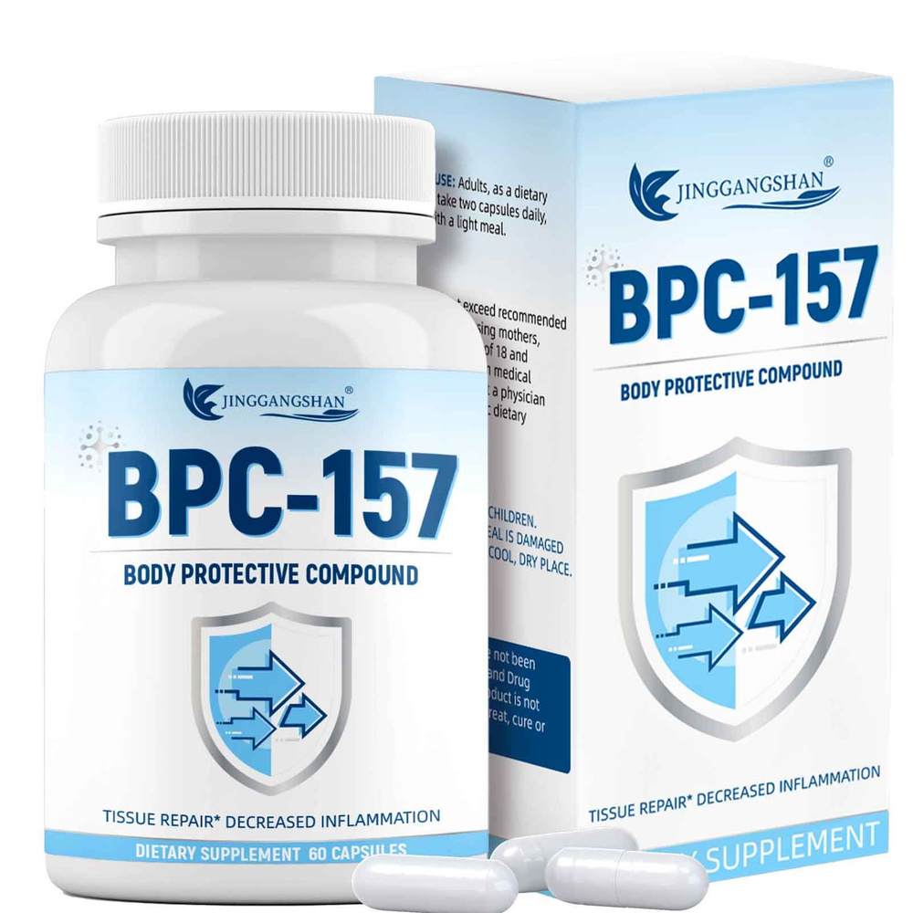 Капсулы, содержащие пептид BPC-157, не содержащий ГМО защитный компонент, безглютеновую добавку для восстановления мышц и тренировок, 60 капсул купить на OZON по низкой цене (1810328854) Капсулы, содержащие пептид BPC-157, не содержащий ГМО защитный компонент, безглютеновую добавку для восстановления мышц и тренировок, 60 капсул купить на OZON по низкой цене (1810328854)