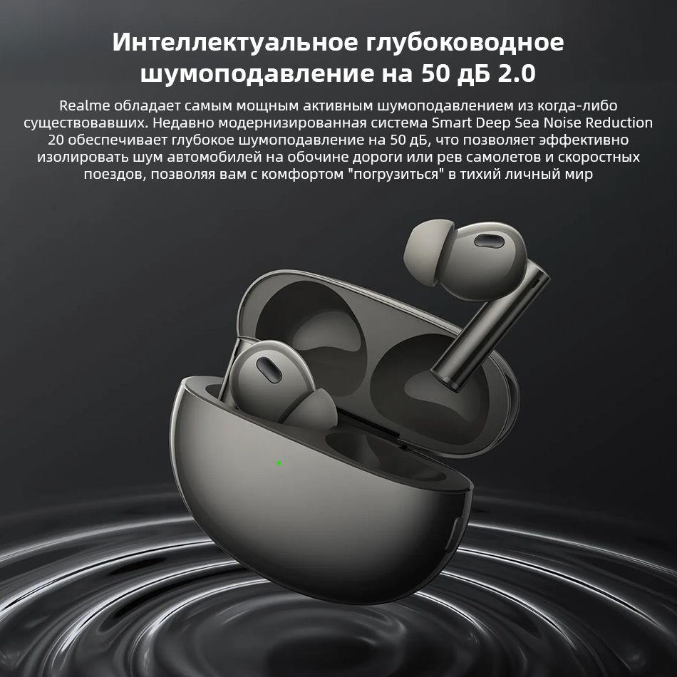 realme Наушники беспроводные с микрофоном realme Buds Air 6 Pro ...