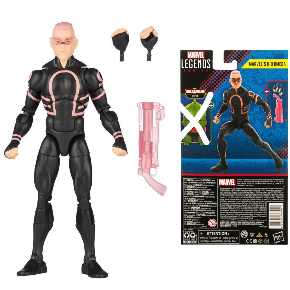 (Коробка была открыта, извлеките узел) Hasbro Серия Marvel Legends: Фигурка Marvel's Kid Omega X-Force, #1