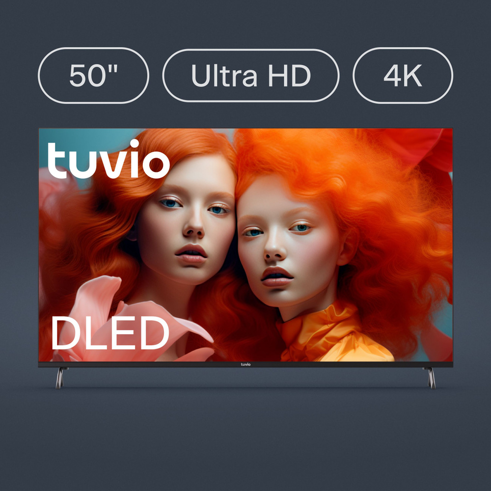 Tuvio Телевизор DLED Frameless на платформе Google TV, TD50UFBCV5 50 ...