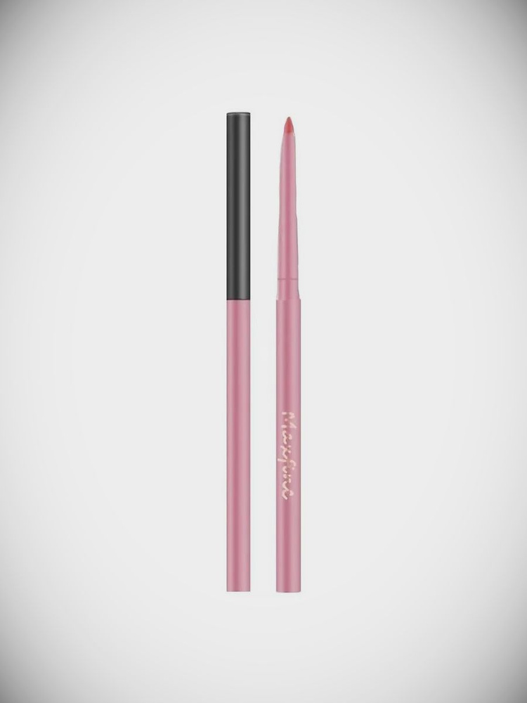 MAXFINE Карандаш для губ мягкий автоматический матовый Lipliner светло-коричневый  #1