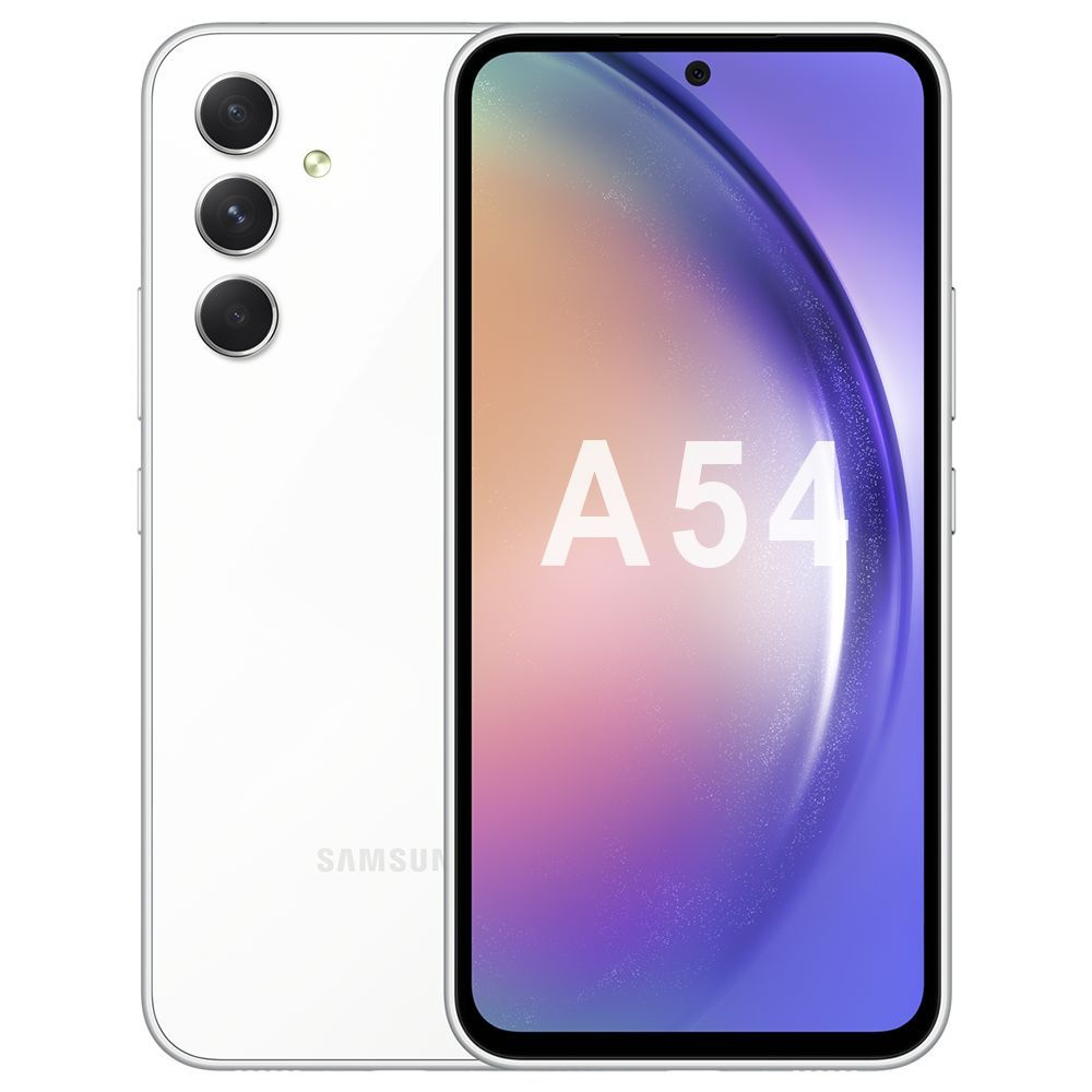 Samsung Смартфон Galaxy A54 5G, SM-A5460, 5G CN 8/128 ГБ, Nano-SIM, кремовый #1