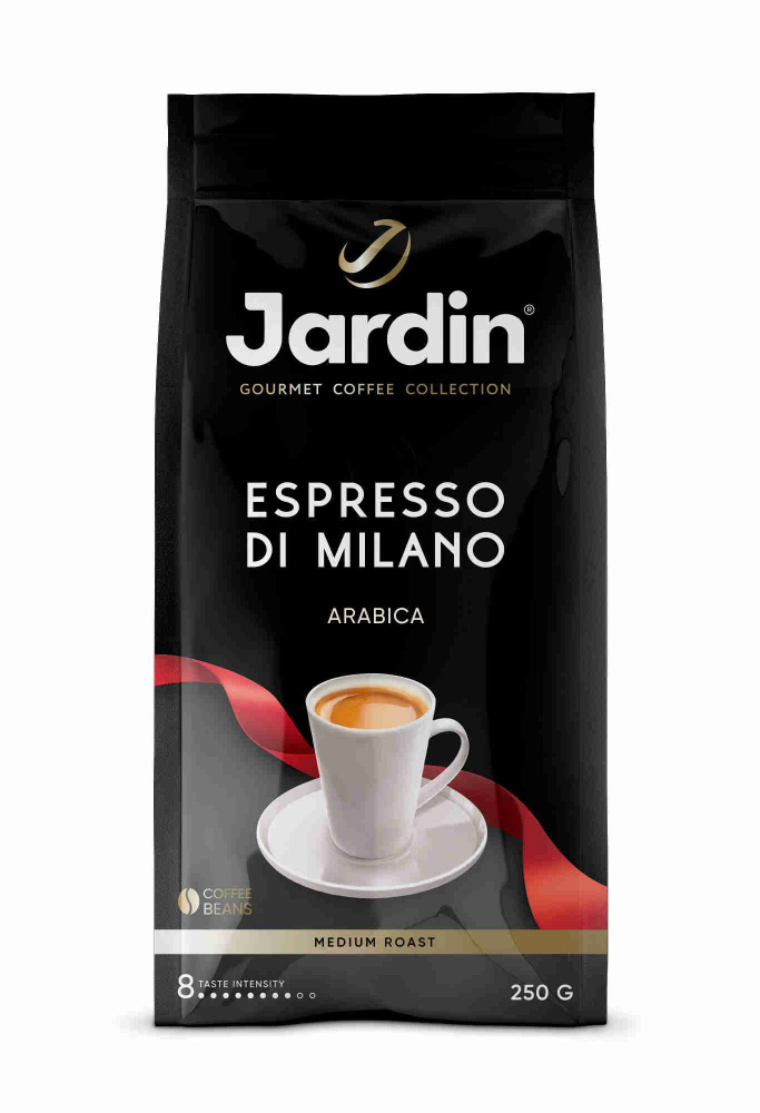 Кофе в зёрнах Jardin Espresso Di Milano, арабика, робуста, 250 г #1