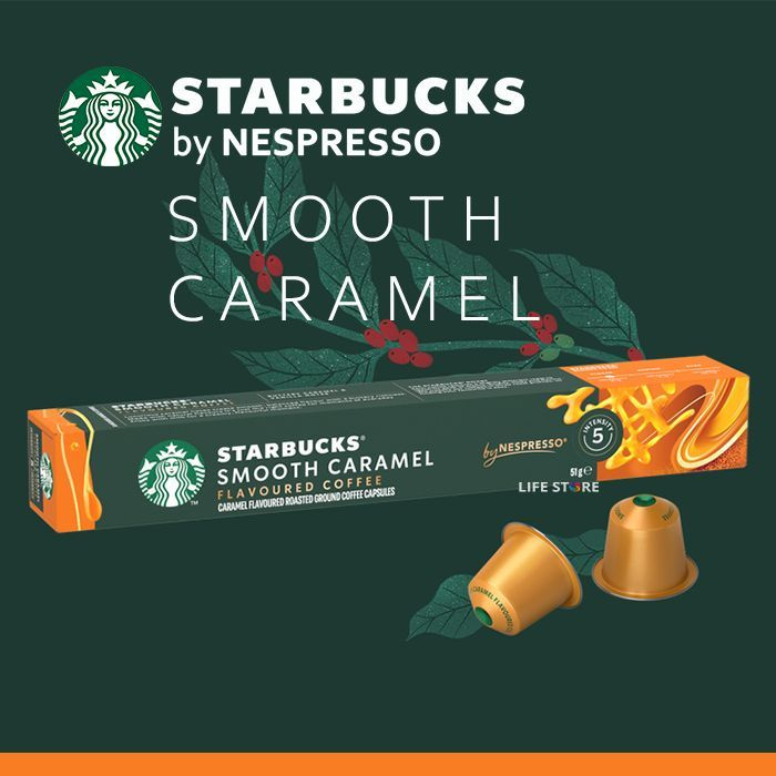 Кофе в капсулах Starbucks SMOOTH CARAMEL, 10 шт., для кофемашин Nespresso Original  #1