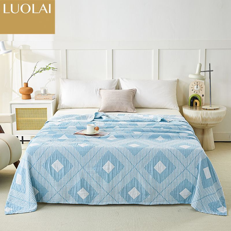 LUOLAI HOME TEXTILE Плед , Хлопок, 200х150 см #1