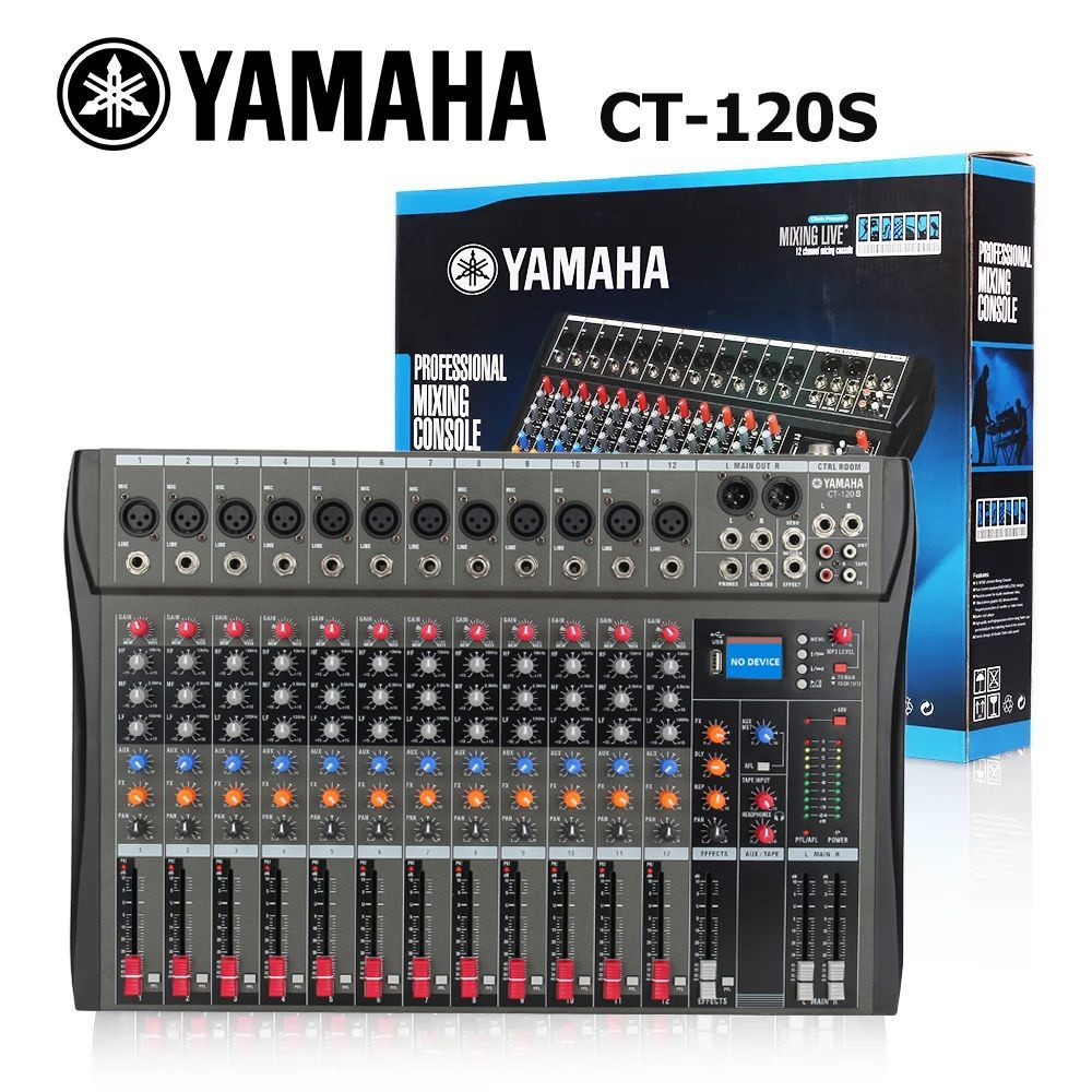 Yamaha CT-120S Миксер с эффектом реверберации DSP, поддержка USB и Bluetooth, питание 48V  #1