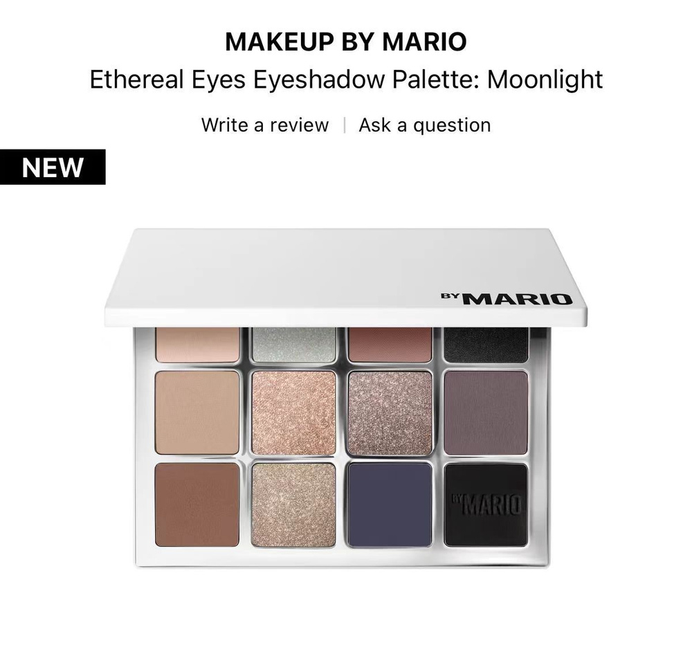MAKEUP by MARIO палитра теней для век ETHEREAL EYES EYESHADOW