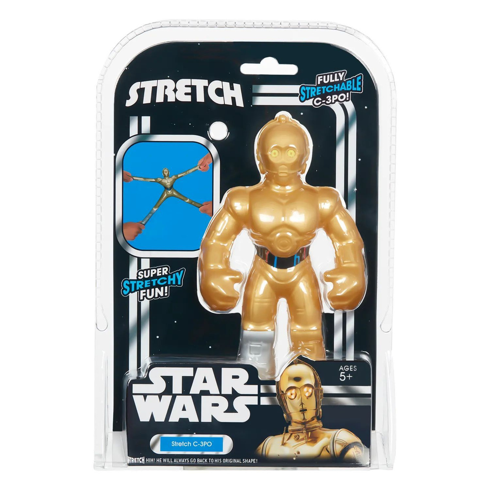 Фигурка Stretch Мини-Дроид C-3PO Си Трипио Звёздные Войны тянущаяся 41657  #1