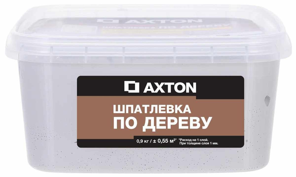 Шпатлёвка Axton для дерева 0.9 кг тач #1