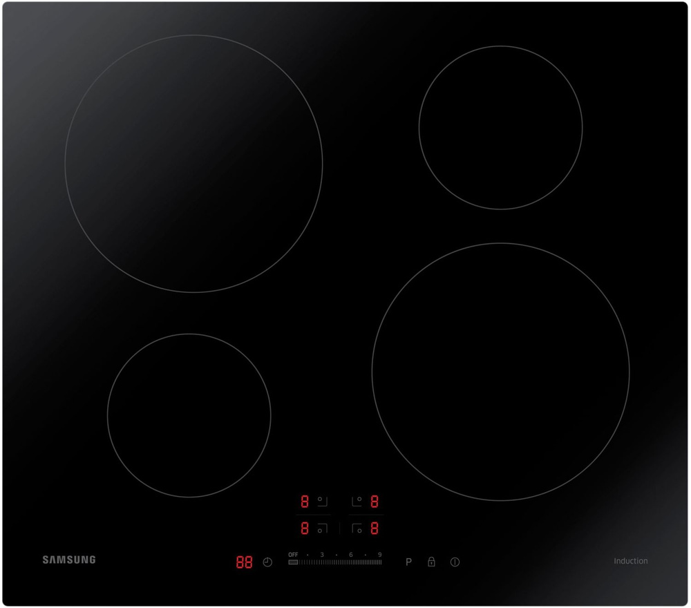 Samsung Индукционная варочная панель NZ64H37070K, черный #1