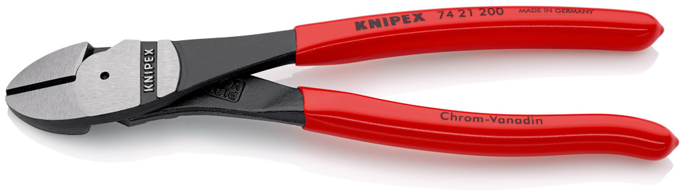 Кусачки боковые особой мощности черненые 200 мм KNIPEX 7421200 #1