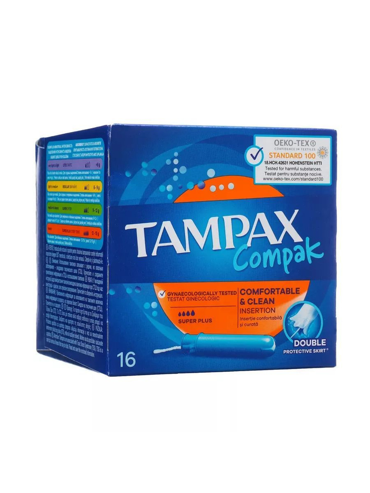 Tampax Тампоны 16 шт #1