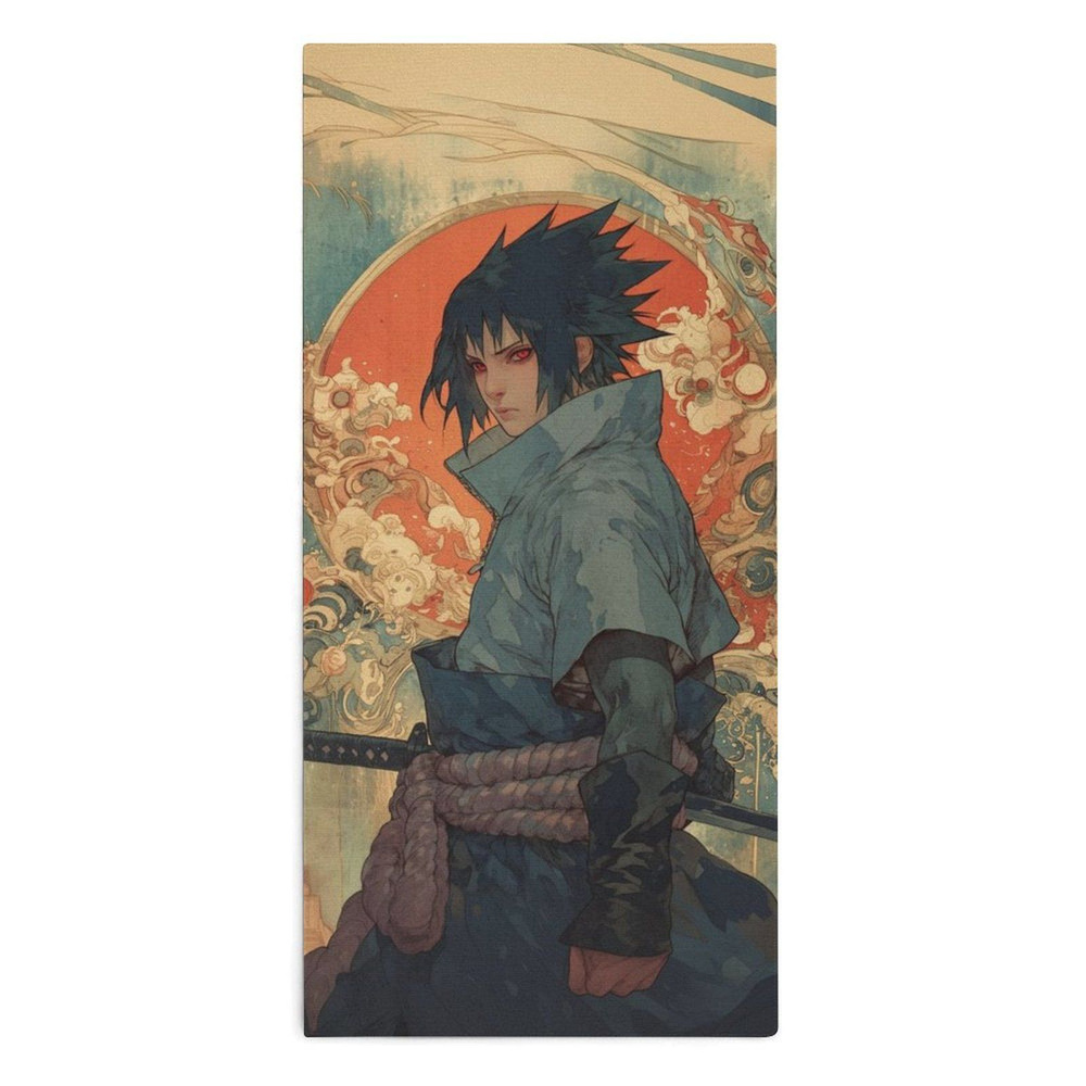 Naruto Полотенце для лица, рук, Микроволокно, 30x70 см, разноцветный, 1 шт.  #1