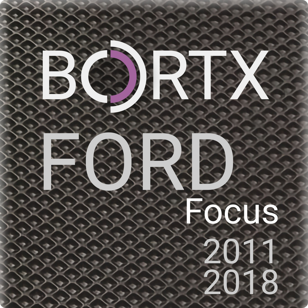 Коврики в салон автомобиля 3D EVA Ford Focus / Форд Фокус 3 2011-2018 черный BORATEX (BRTX-10024)  #1