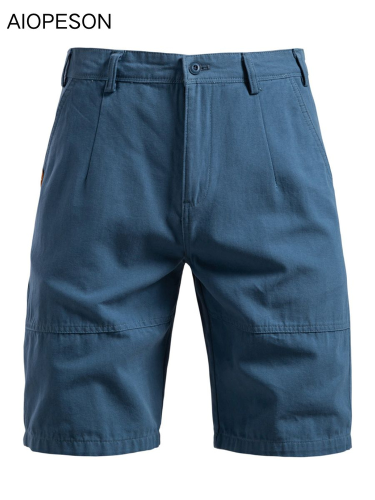 Шорты Мужской AIOPESON Повседневный перламутровый голубой, размер 50 ...