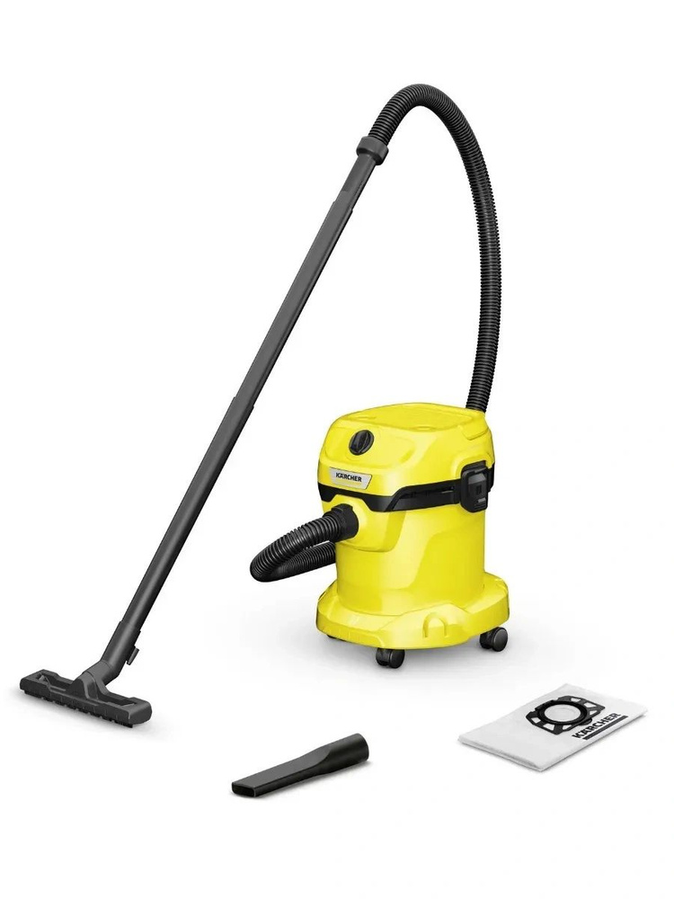 Пылесос для дома Karcher WD 2 V-15/4/18 (1.628-003.0), желтый #1