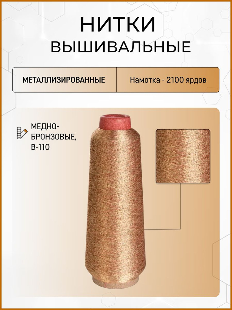 Нитки металлизированные для вышивки и декоративных строчек #1
