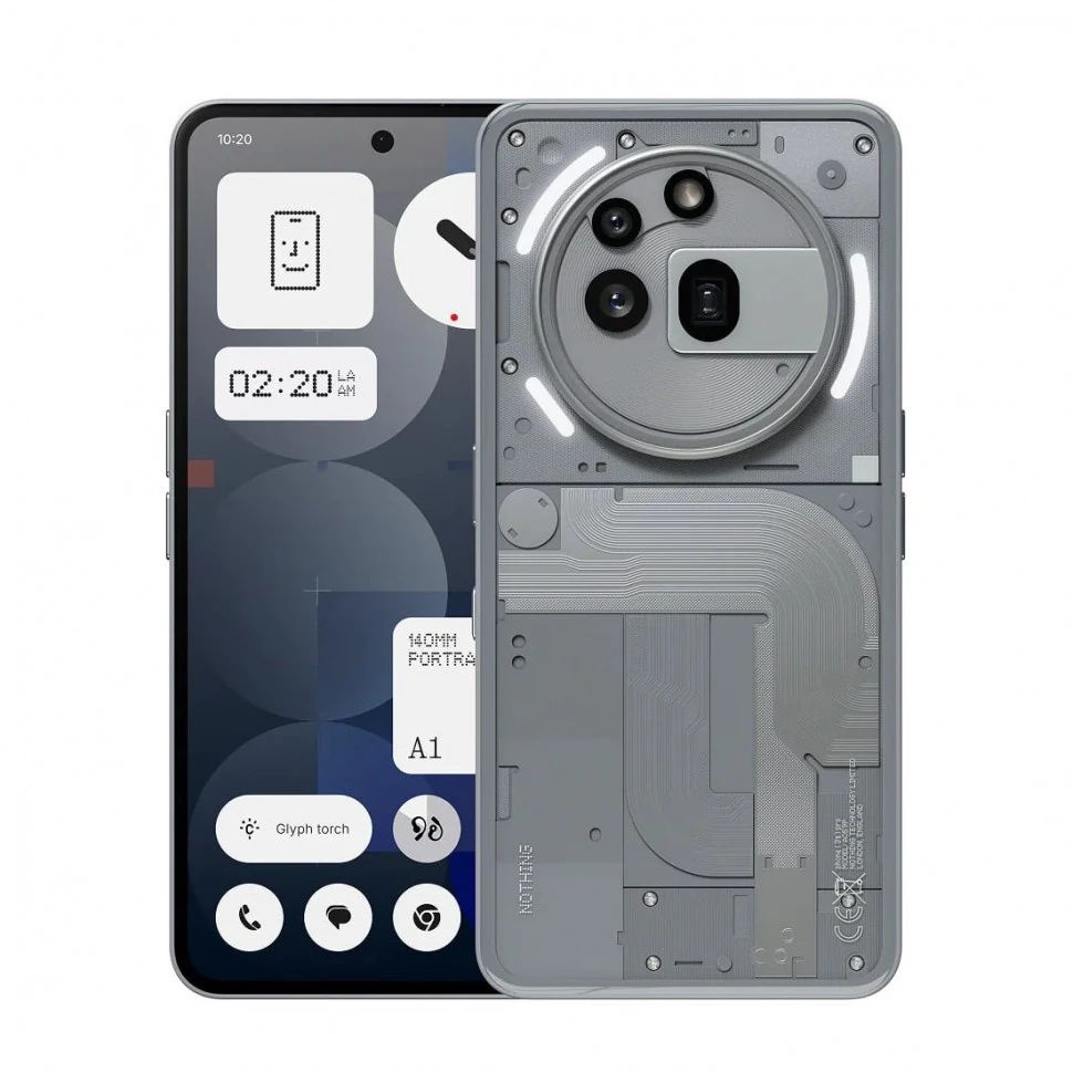 Nothing Phone 3a pro グローバル版 Смартфон Nothing Phone (3a) Pro 256 ГБ 12 ГБ Серый 6.77 OLED