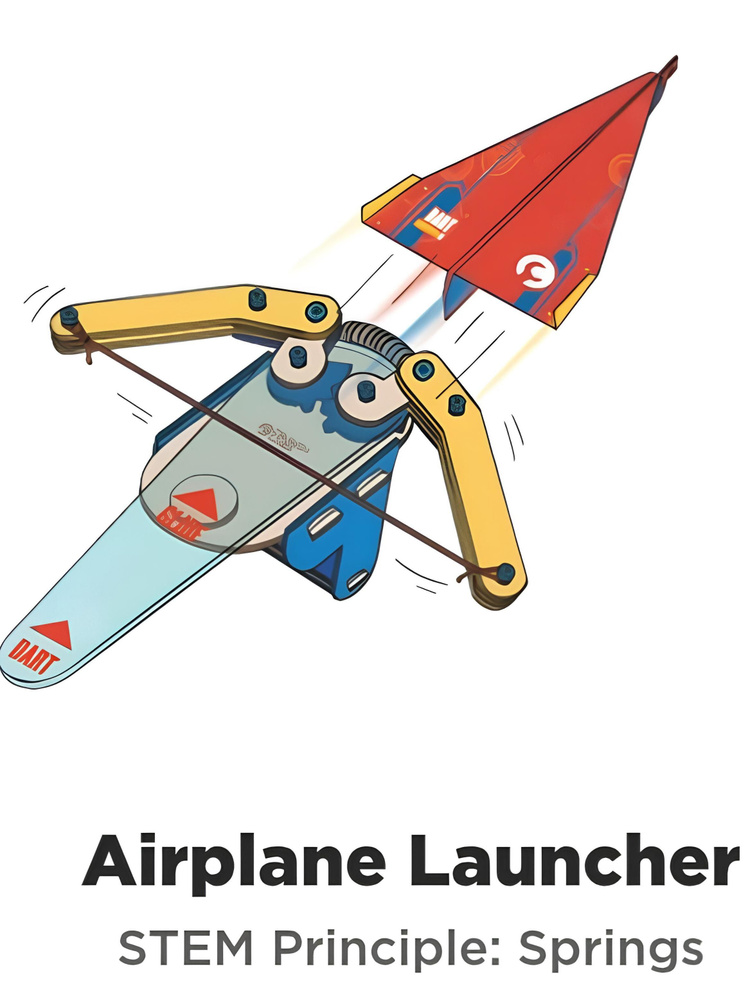 Обучающая игра Air Plane Launcher Арбалет самолетиков, Build box ...