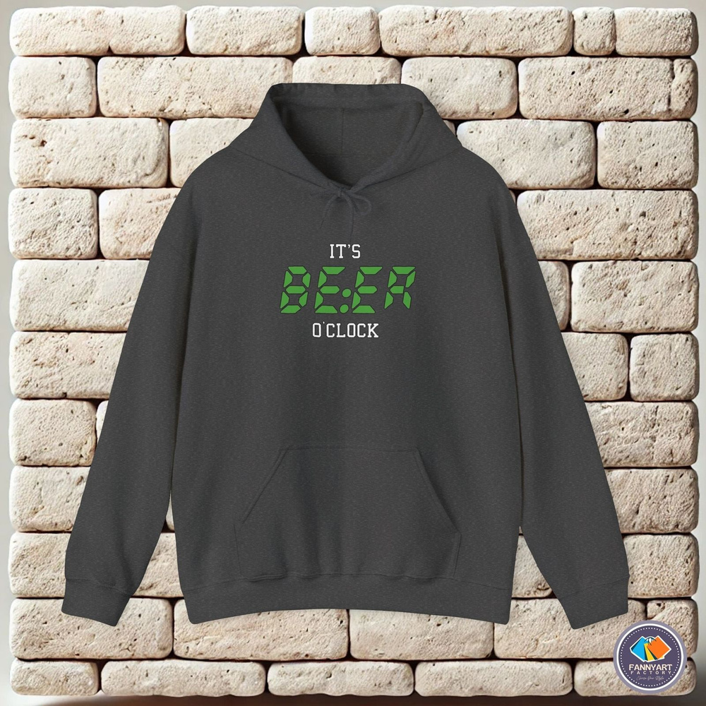 Худи Толстовка It's Beer O'clock Funny Unisex Hoodie #1