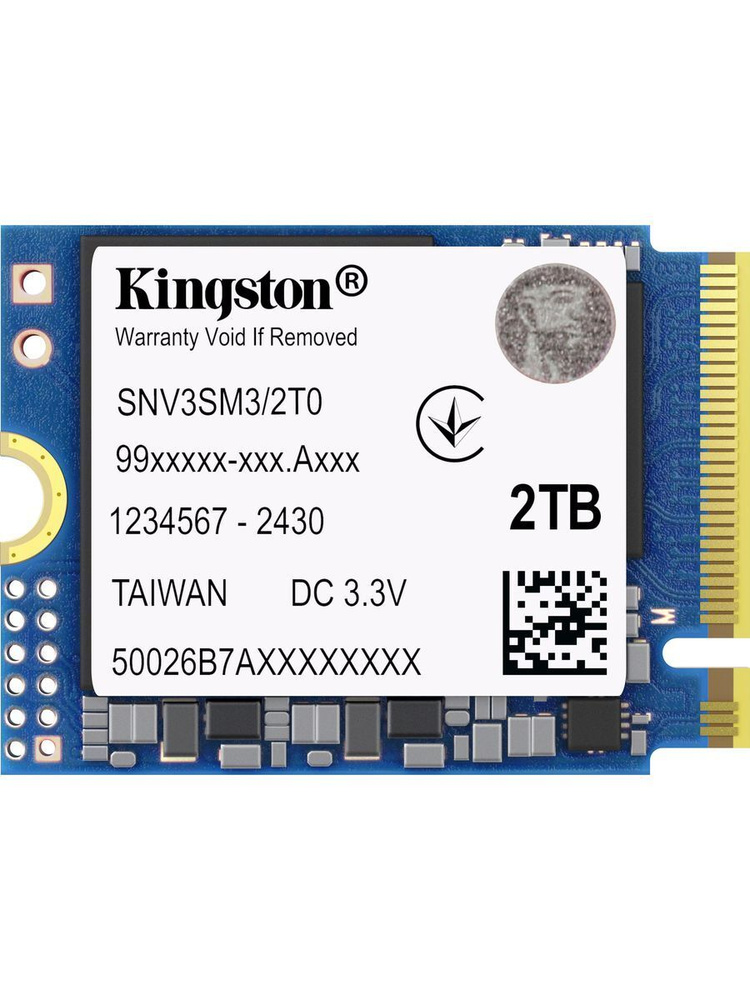 Kingston 2 ТБ Внутренний SSD-диск NV3 2230 (SNV3SM3/2T0) #1