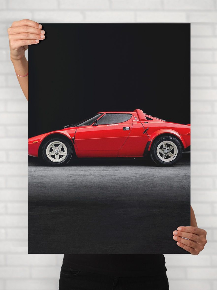 Плакат на стену для интерьера Легенды Авто (Лянча Стратос HF - Lancia Stratos HF 1) - Постер по машине #1