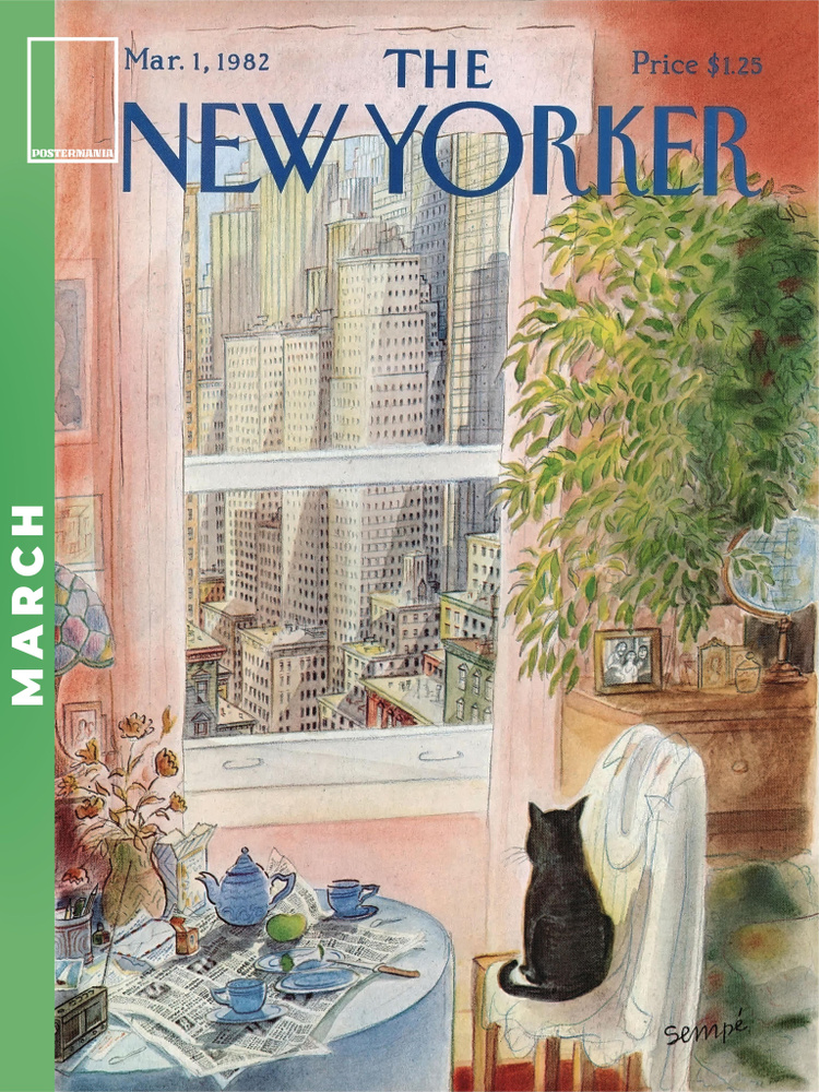 Постермания Постер "The New Yorker March 1 1982", 30х20 см #1