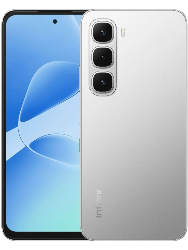 Infinix Смартфон HOT 60i X6728 4/128 ГБ, Nano-SIM, серебристый #1