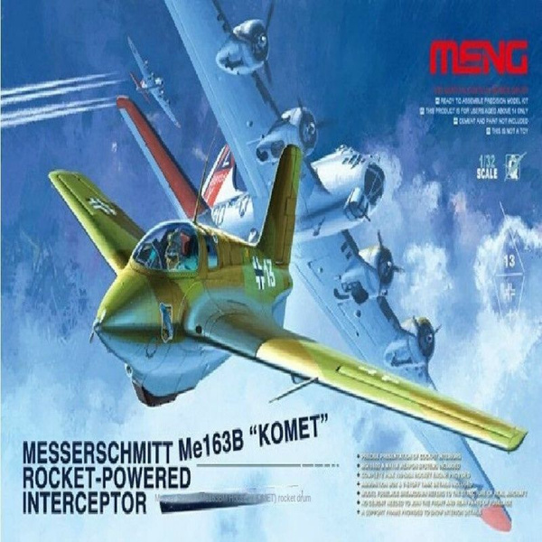 Meng 1/32 qs-001 мессершмитт me 163b