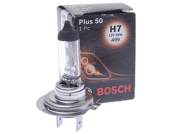 BOSCH Лампа галоген PLUS 50 H7 (Картонная уп 1шт)