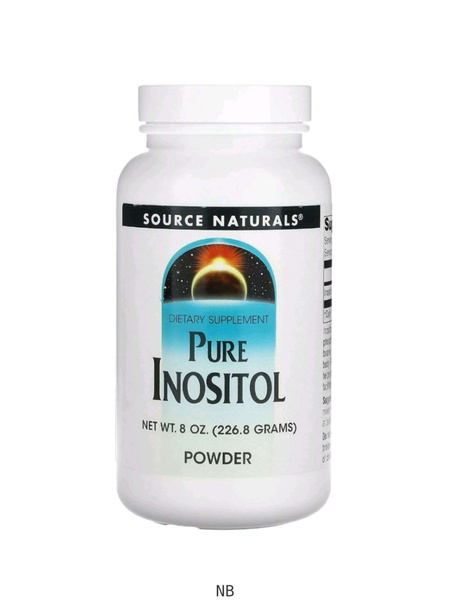 Source Naturals - Pure Inositol, Чистый инозитол в порошке - 226,8 г (8 ...
