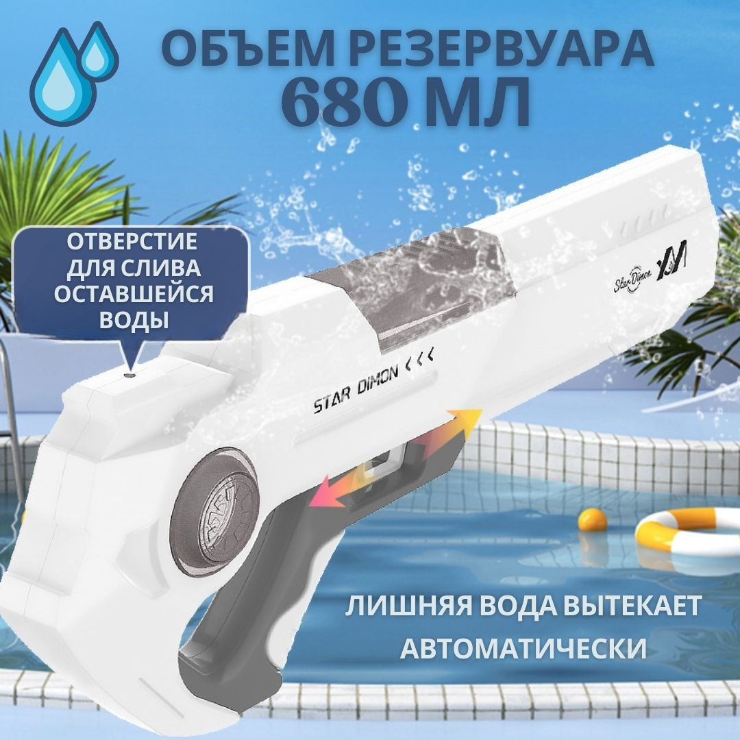 Водяной пистолет электрический, М-20-1, высокого давления, мощный ...