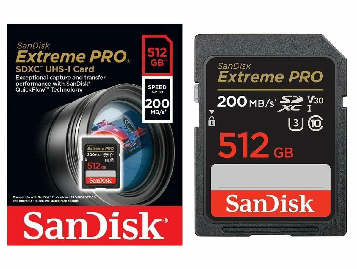 SDXC SanDisk Extreme Pro 128 Гб