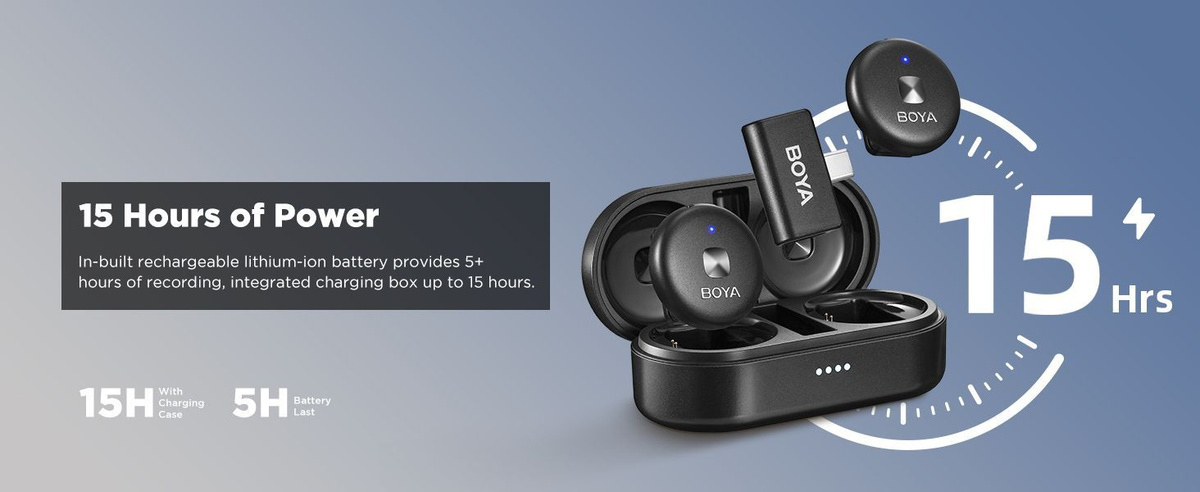 BOYA Микрофон BOYA Omic Микрофон 2TX 1RX черный Type-c, шоколадный ...