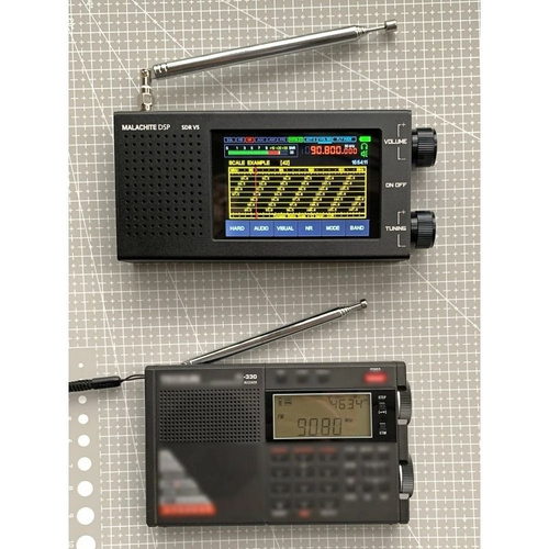 Новейший 1.10d Малахитовый DSP SDR Радиоприемник V5 С