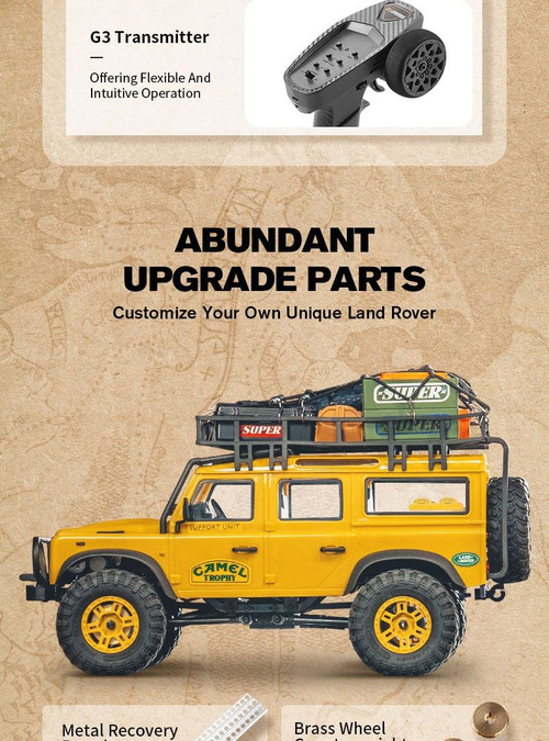 FMS 1/24 FCX24M D90/D110 Land Rover Camel Trophy Edition RTR FMS 1/24 FCX24M D90/D110 Land Rover Camel Trophy Edition RTR