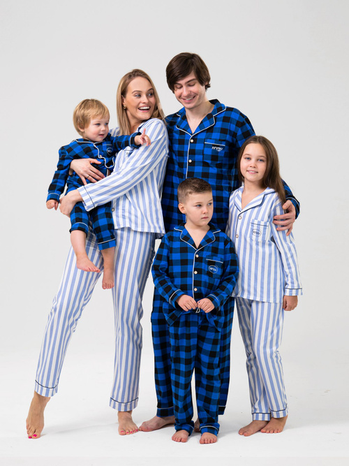 Petit*S KUMA Хлопковый свитшот KENZO синего цвета для мальчиков — купить в