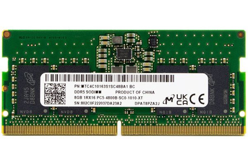 Модуль оперативной памяти Micron 8 ГБ DDR5 PC44800 5600 MHz CL 46
