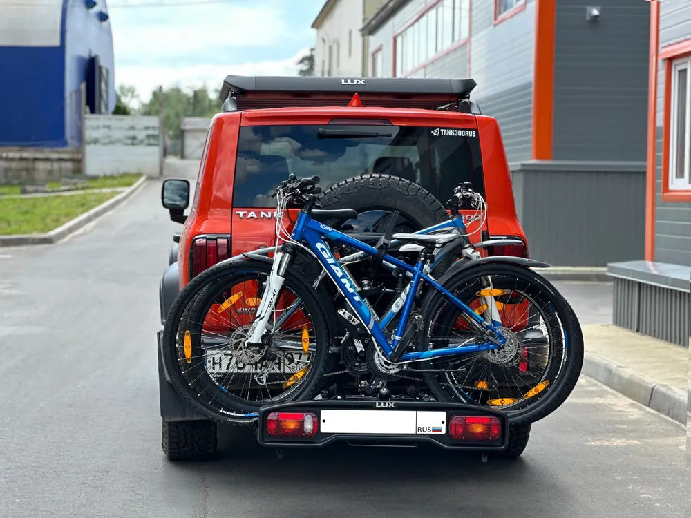 Крепление на фаркоп для перевозки 3 велосипедов LUX TANDEM (ЛЮКС ТАНДЕМ), вариант, фото 6
