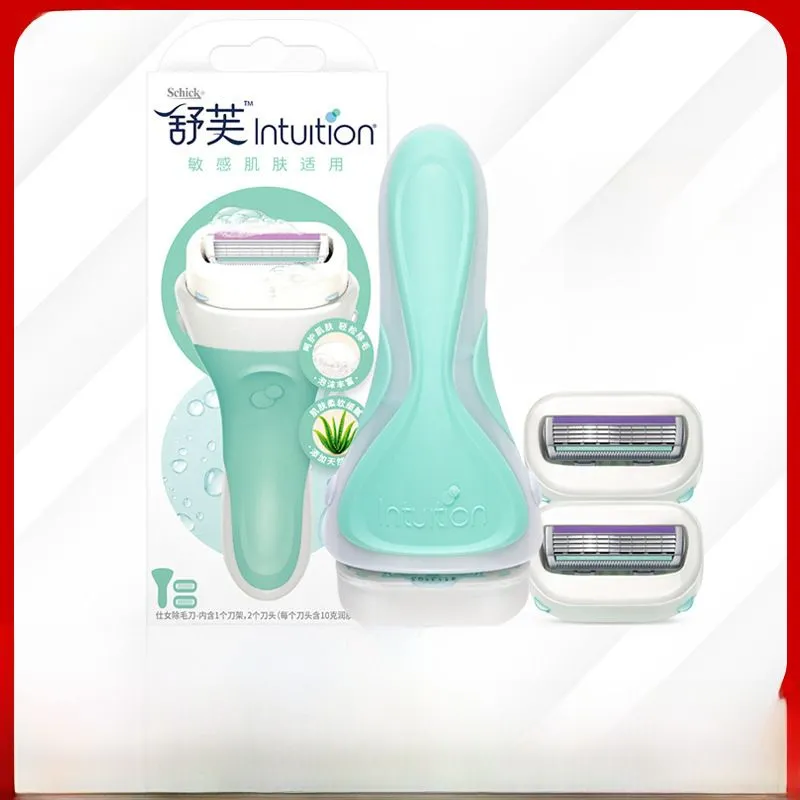 Механизм замены для бритья Schick Comfortable Shufu: нож для удаления волос с мыльной головкой Intuition, большая мыльная головка (коробка с алоэ замены) back