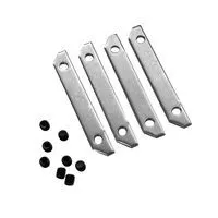 Прямой соединитель комплект (4 соединителя+8 винтов) ST LUCE цвет серебристый магнитная трековая сис